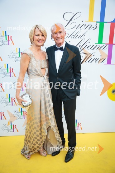  Nevenka Črešnar Pergar, lastnica in direktorica podjetja NP Consulting;  Janez  Pergar, prokurist NP ConsultingKresna noč 2019, dobrodelna prireditev Lions kluba Ljubljana