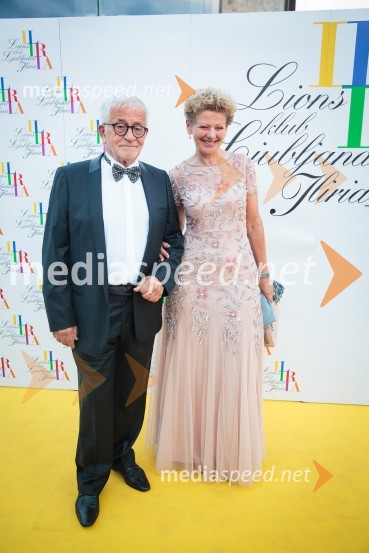 dr. Peter  Čeferin, pravnik, pisatelj;  Rija  Čič, inženirka tekstilne industrijeKresna noč 2019, dobrodelna prireditev Lions kluba Ljubljana