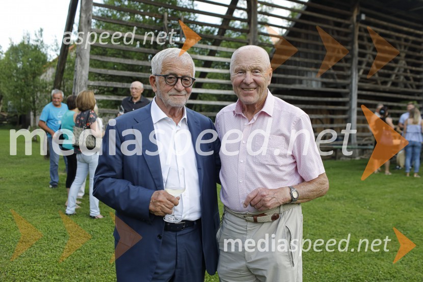 dr. Peter  Čeferin, pravnik, pisatelj;  Stanislav  Škrabec, nekdanji direktor, Riko RibnicaPogovorni večer z Aleksandrom Čeferinom