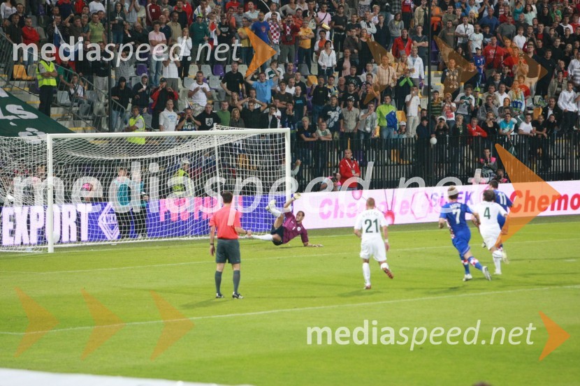 2. gol hrvaške reprezentanceSlovenija : Hrvaška, nogomet, prijateljska tekma, zakulisje