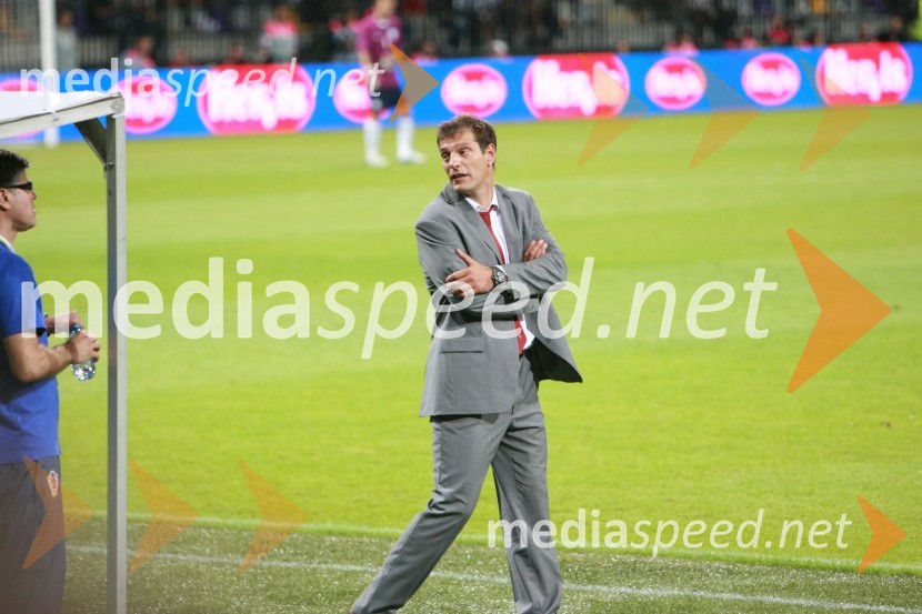 Slaven Bilić, selektor hrvaške reprezentanceSlovenija : Hrvaška, nogomet, prijateljska tekma, zakulisje