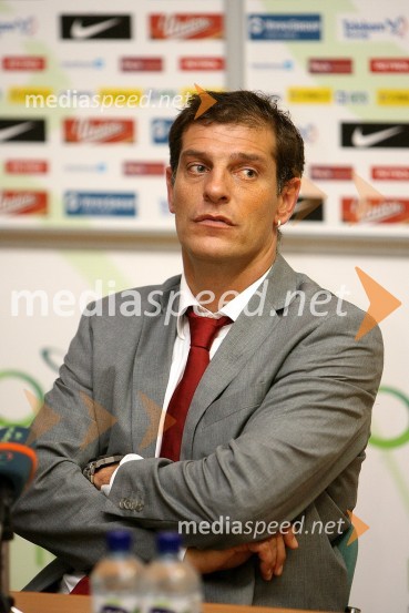 Slaven Bilić, selektor hrvaške nogometne reprezentanceSlovenija : Hrvaška, nogomet, prijateljska tekma, zakulisje