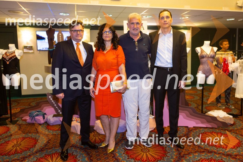  Dari Južna,  lastnik podjetja Lisca;  Vesna Južna, lastnica podjetja Lisca;  Ivica Ivanković;  Marko Ninčević, generalni direktor podjetja LiscaLisca predstavila kolekcijo pomlad - poletje 2020