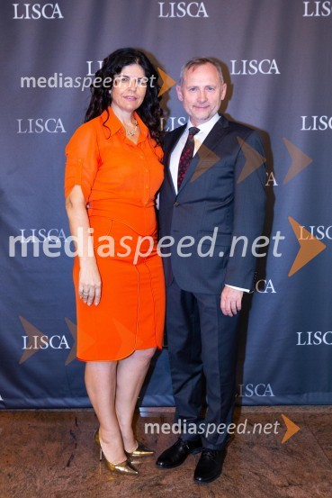  Vesna Južna, lastnica podjetja Lisca;  Gorazd  Uratnik, direktor Lisca SrbijaLisca predstavila kolekcijo pomlad - poletje 2020