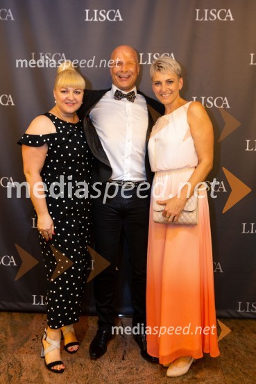  Sonja Božič;  Claus Ostertag, Lisca München;  Danica Strgar, produktna vodja perila Lisca Selection in Cheek by LiscaLisca predstavila kolekcijo pomlad - poletje 2020