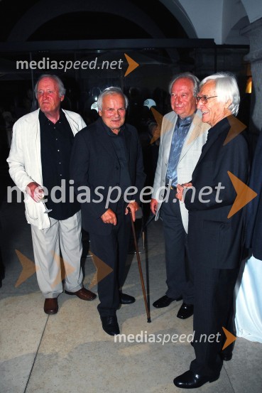 Mojmir Sepe, skladatelj, ..., Jure Robežnik, skladatelj in Nino Robič, pevecŽivljenje je vrtiljak, praznovanje 75. letnice Jureta Robežnika