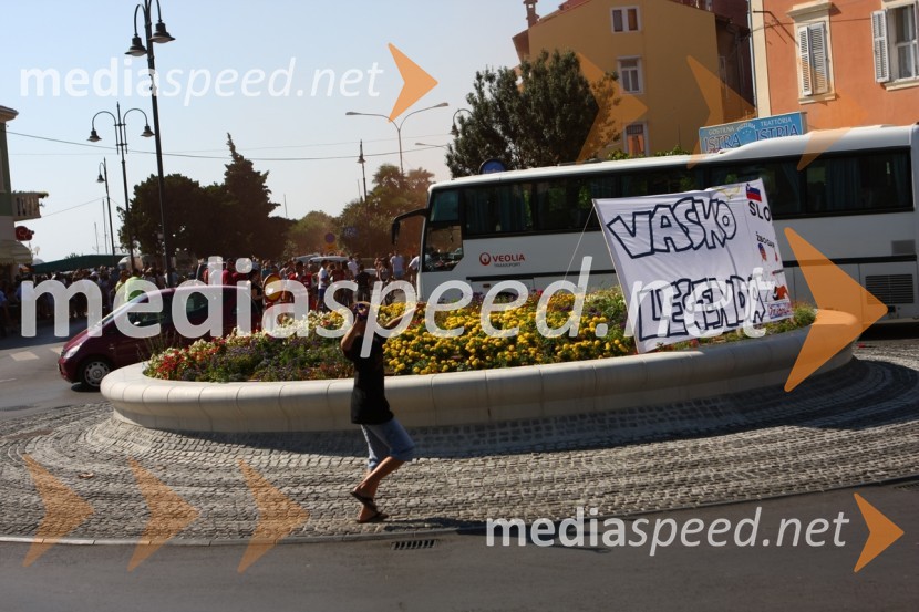 SprejemSprejem Vasilija Žbogarja v Izoli