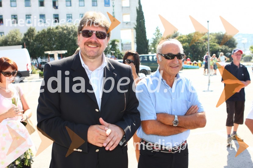 Igor Bavčar, predsednik uprave Istrabenz in nekdanji vodja Odbora za varstvo človekovih pravic in Janko KosminaSprejem Vasilija Žbogarja v Izoli