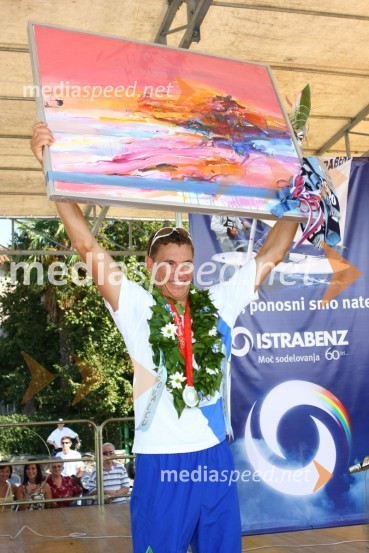 Vasilij Žbogar, olimpijski jadralecSprejem Vasilija Žbogarja v Izoli