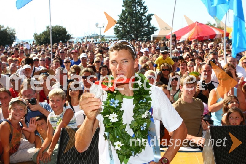 Vasilij Žbogar, olimpijski jadralecSprejem Vasilija Žbogarja v Izoli