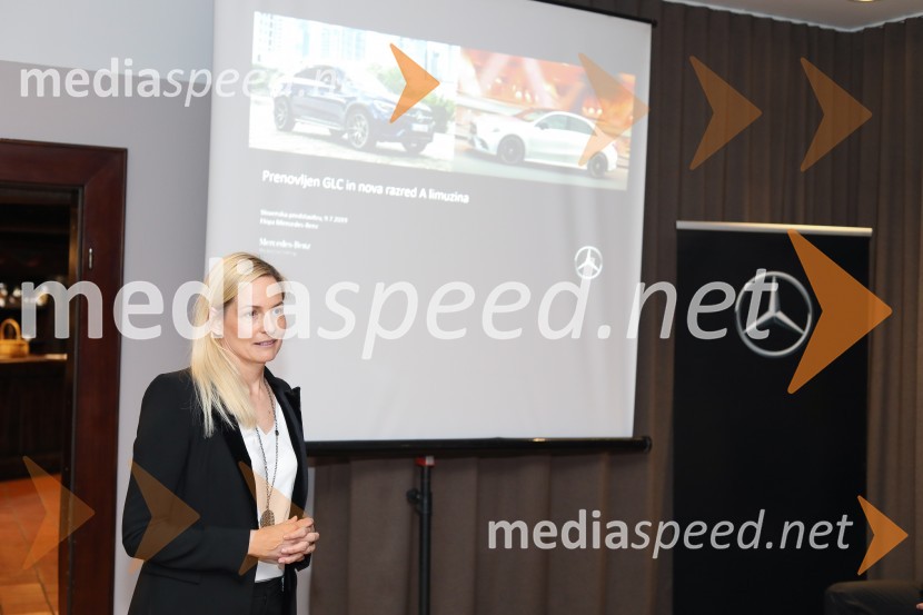  Mojca  Esih Lah, odnosi z javnostmi, Autocommerce, d.o.o.Mercedes-Benz A limuzina, GLC in GLC kupe, slovenske predstavitve