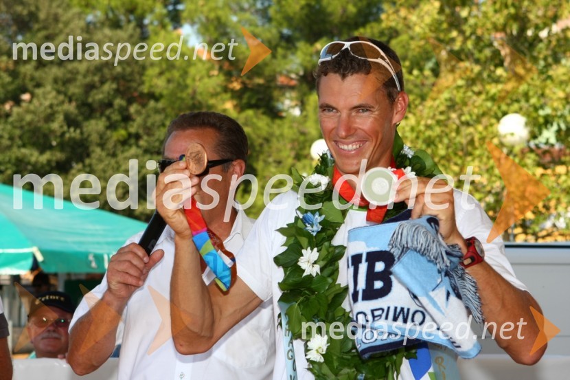 Vasilij Žbogar, olimpijski jadralecSprejem Vasilija Žbogarja v Izoli