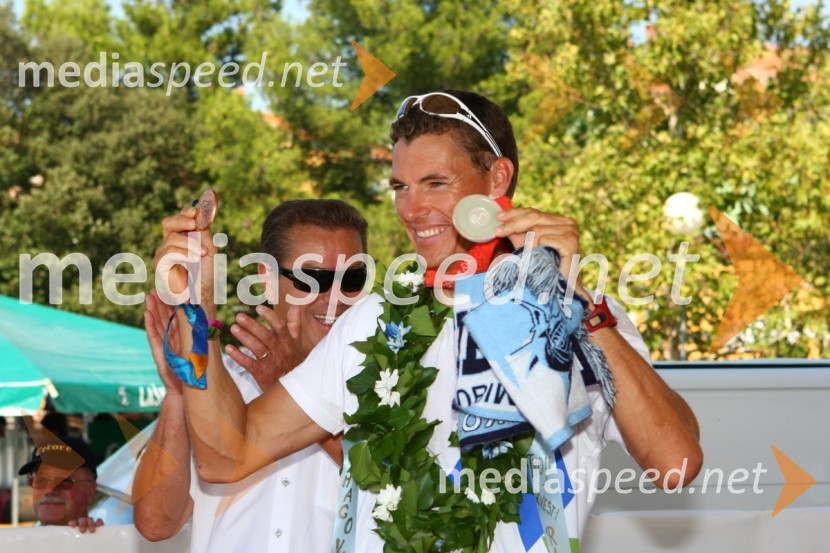 Slavko Žbogar, Vasilijev oče, in Vasilij Žbogar, olimpijski jadralecSprejem Vasilija Žbogarja v Izoli