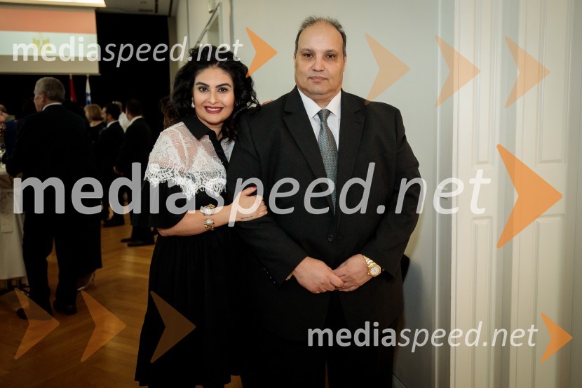 Sherin Barakat;  Youssef Diaeldin Mekkawy, veleposlanik Arabske republike EgiptEgiptovski nacionalni dan, praznovanje in sprejem egiptovskega veleposlanika