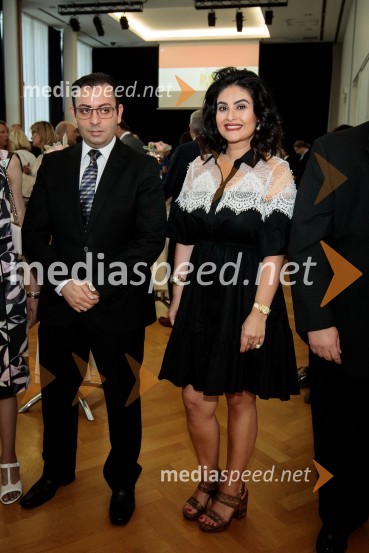  Osama Rihan, namestnik veleposlanika Arabske republike Egipt;  Sherin BarakatEgiptovski nacionalni dan, praznovanje in sprejem egiptovskega veleposlanika