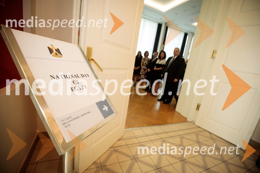 Egiptovski nacionalni dan, praznovanje in sprejem egiptovskega veleposlanikaEgiptovski nacionalni dan, praznovanje in sprejem egiptovskega veleposlanika