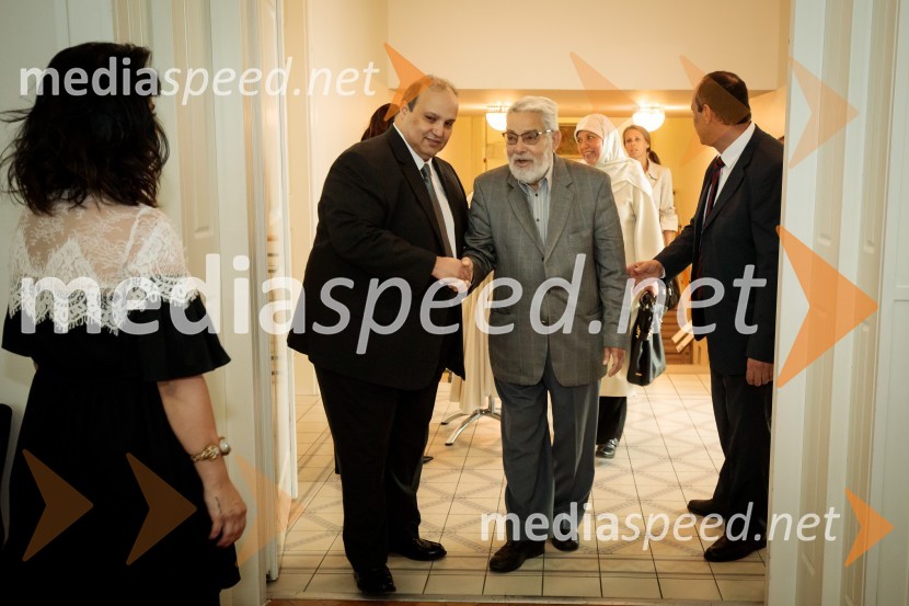  Sherin Barakat;  Youssef Diaeldin Mekkawy, veleposlanik Arabske republike Egipt;  ... Egiptovski nacionalni dan, praznovanje in sprejem egiptovskega veleposlanika