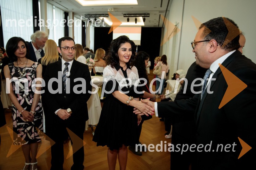  Nermeen Sayed;  Osama Rihan, namestnik veleposlanika Arabske republike Egipt;  Sherin Barakat;  ... Egiptovski nacionalni dan, praznovanje in sprejem egiptovskega veleposlanika