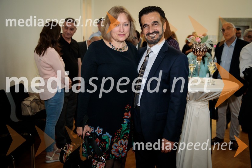  Marija Al Nawas, dipl. m.s., Stolomoška klinika; univ. dipl. inž. kraj. arh. Arkan Al Nawas, slikarEgiptovski nacionalni dan, praznovanje in sprejem egiptovskega veleposlanika