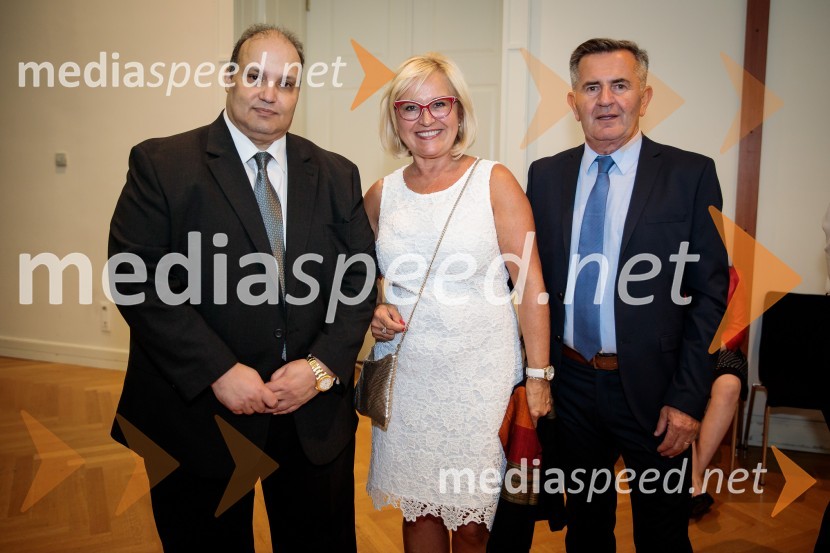  Youssef Diaeldin Mekkawy, veleposlanik Arabske republike Egipt;  Andrejka Grlić, glavna tržna inšpektorica;  Jadranko Grlić, glavni inšpektor, Inšpektorat RS za deloEgiptovski nacionalni dan, praznovanje in sprejem egiptovskega veleposlanika