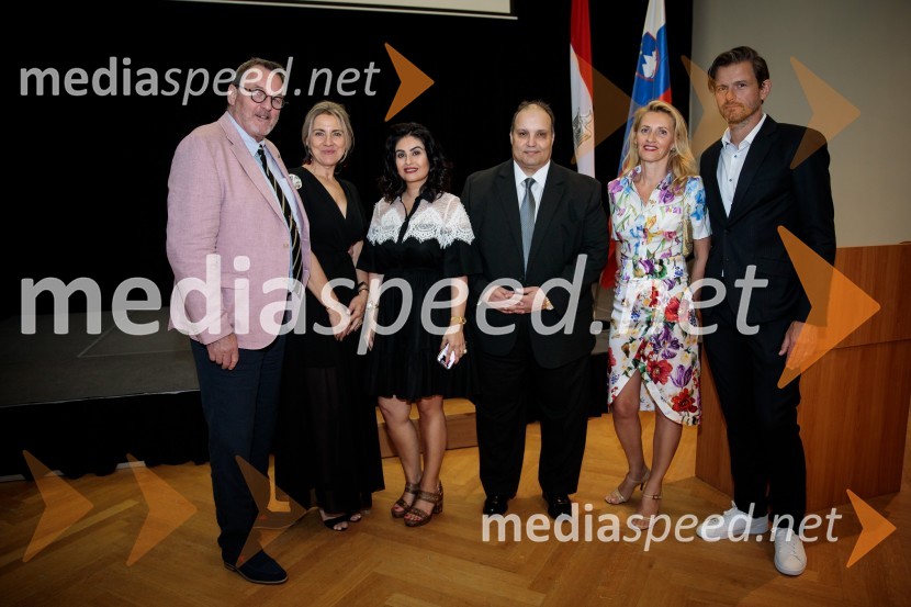  ... ;  ... ;  Sherin Barakat;  Youssef Diaeldin Mekkawy, veleposlanik Arabske republike Egipt;  ... ;  ... Egiptovski nacionalni dan, praznovanje in sprejem egiptovskega veleposlanika