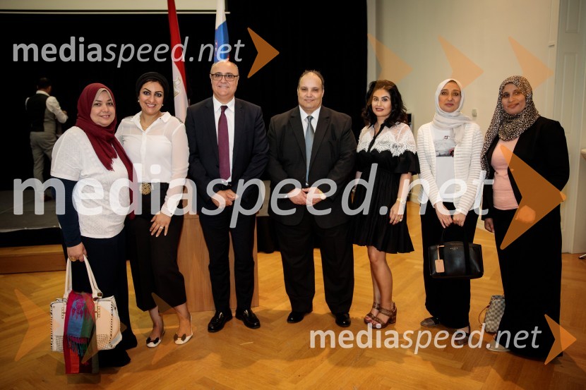  ... ;  ... ;  ... ;  Youssef Diaeldin Mekkawy, veleposlanik Arabske republike Egipt;  Sherin Barakat;  ... ;  ... Egiptovski nacionalni dan, praznovanje in sprejem egiptovskega veleposlanika