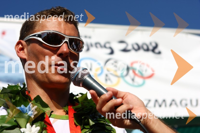 Vasilij Žbogar, olimpijski jadralecSprejem Vasilija Žbogarja v Izoli