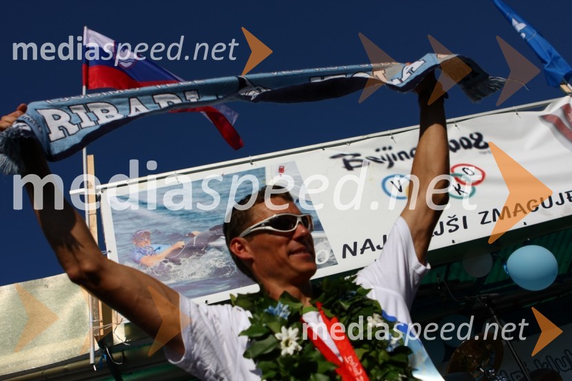Vasilij Žbogar, olimpijski jadralecSprejem Vasilija Žbogarja v Izoli