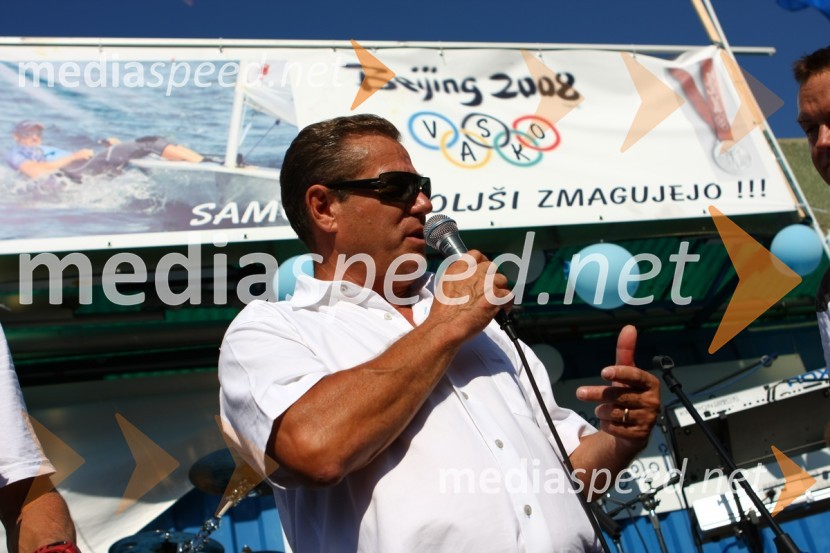 Slavko Žbogar, Vasilijev očeSprejem Vasilija Žbogarja v Izoli