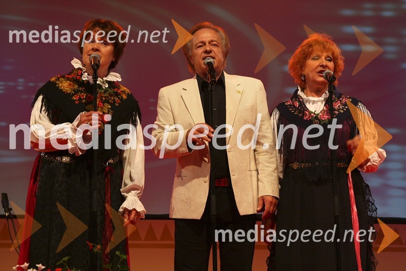 Avsenikov tercet, pevci - Joži Kališnik, Alfi Nipič in Jožica SveteFestival Avsenikov 2008