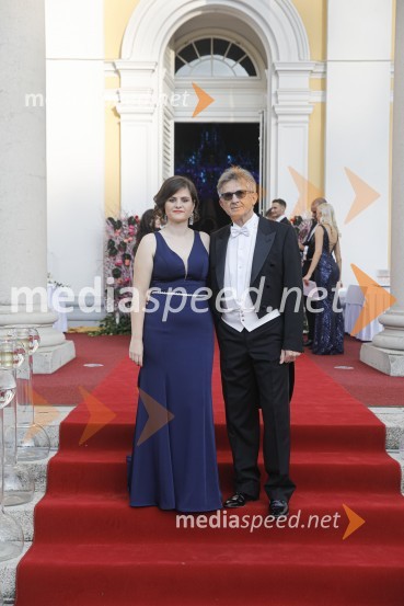  Maja Križan, vodja prireditve Anin ples;  Franci Križan, organizator Aninega plesaAnin ples 2019