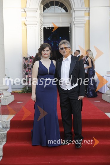  Maja Križan, vodja prireditve Anin ples;  Franci Križan, organizator Aninega plesaAnin ples 2019