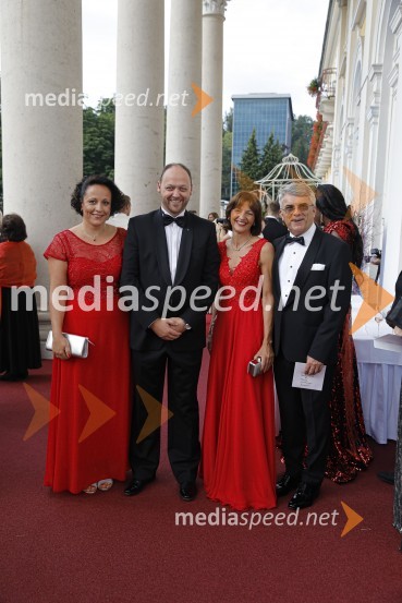  Mateja  Gorjup ;  Boštjan Gorjup, direktor podjetja BSH, predsednik Gospodarske zbornice Slovenije; prof. dr. Maja Makovec Brenčič, nekdanja ministrica za izobraževanje, znanost in šport;  Aleksander  Zalaznik, generalni direktor Danfoss Trata, predsednik Združenja ManagerAnin ples 2019