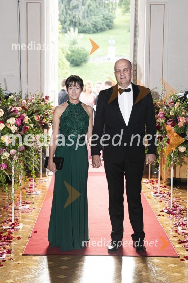  Barbara Kneževič;  Ivan Kneževič, častni konzul Federativne republike Brazilije Anin ples 2019