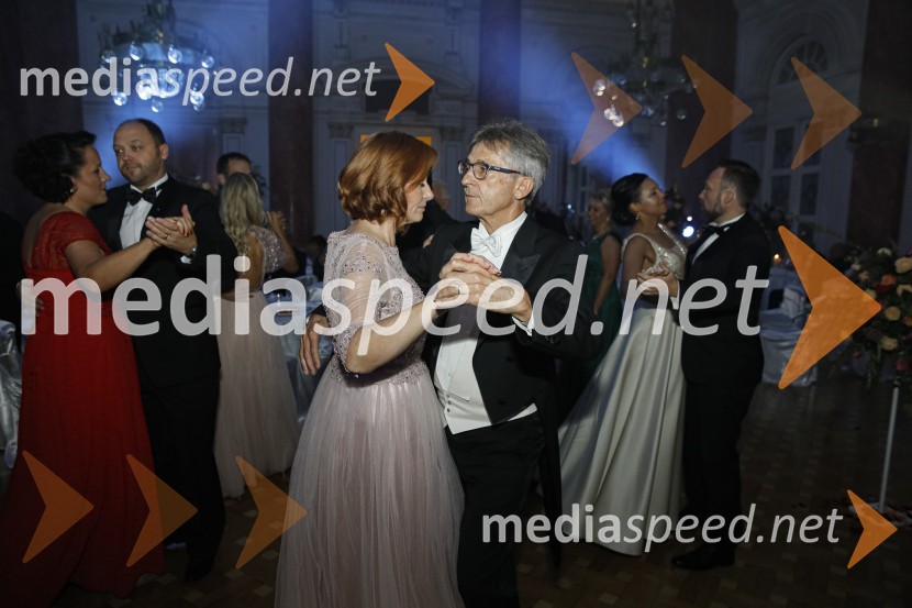  Biserka Križan;  Franci Križan, organizator Aninega plesaAnin ples 2019