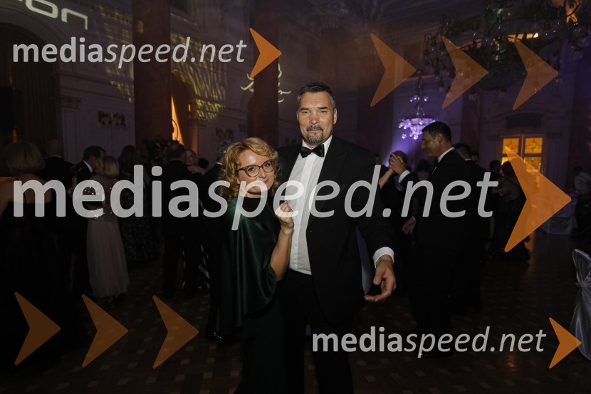 prof. dr. Liljana Rihter, Fakulteta za socialno delo; mag. Andrej Rihter, član uprave, Pošta Slovenije, d.o.o.Anin ples 2019