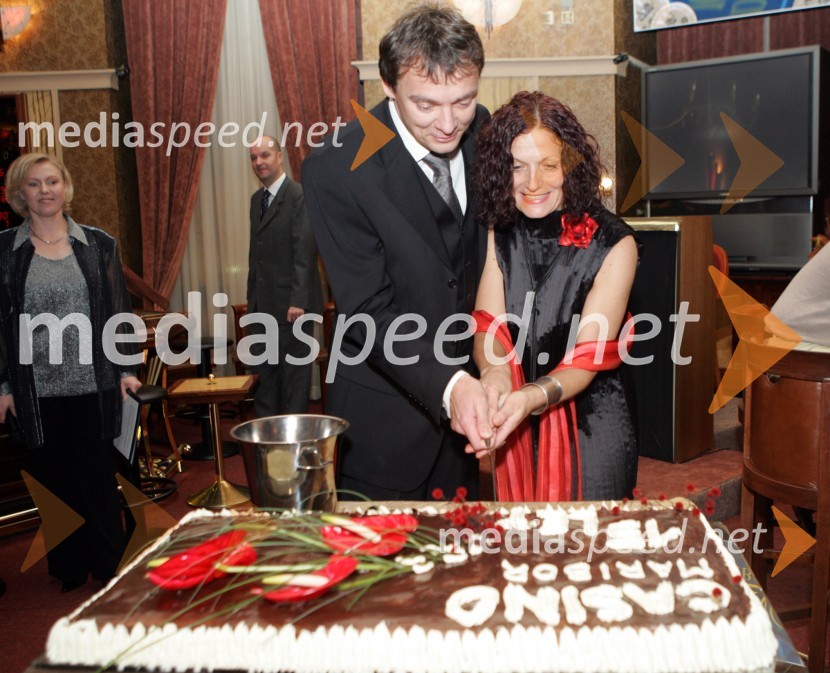 Daniel Blejc, predsednik nadzornega sveta Casino in dr. Irena Lesjak, predsednica uprave Casina Maribor15. obletnica Casino Maribor