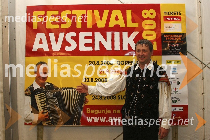 Danilo Lukman, pevec ansambla GašperjiFestival Avsenikov 2008