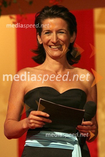 Betka Šuhel, voditelja večeraFestival Avsenikov 2008