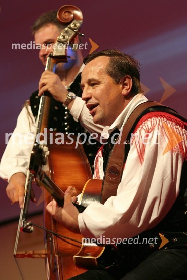 Nastop ansambla Mitja kvintetFestival Avsenikov 2008