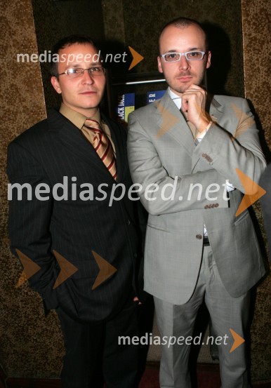 Gregor Jeza, član upravnega odbora SOD-a in Bojan Belna ml., solastnik lokala Samsara in oglaševalske agencije Villa Creativa15. obletnica Casino Maribor