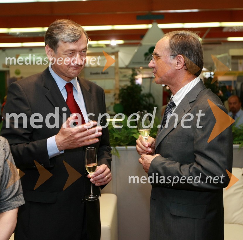 Dr. Danilo Türk, predsednik Republike Slovenije in Janez Erjavec, direktor Pomurskega sejmaOtvoritev 46. mednarodnega kmetijsko-živilskega sejma v Gornji Radgoni