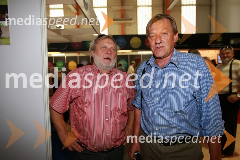 Vlado Krejač, urednik Radia Maribor in Boris Cipot, novinar IndirektaOtvoritev 46. mednarodnega kmetijsko-živilskega sejma v Gornji Radgoni