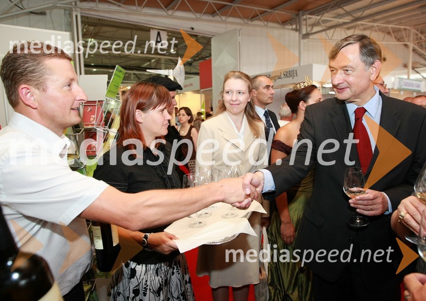 Danilo Steyer, vinogradništvo Steyer vina z ženo Magdo in dr. Danilo Türk, predsednik Republike SlovenijeOtvoritev 46. mednarodnega kmetijsko-živilskega sejma v Gornji Radgoni