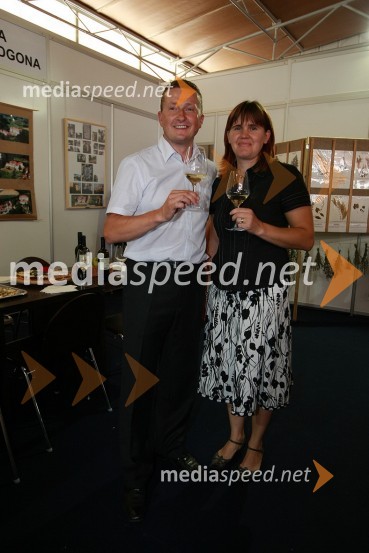 Danilo Steyer, vinogradništvo Steyer vina z ženo MagdoOtvoritev 46. mednarodnega kmetijsko-živilskega sejma v Gornji Radgoni