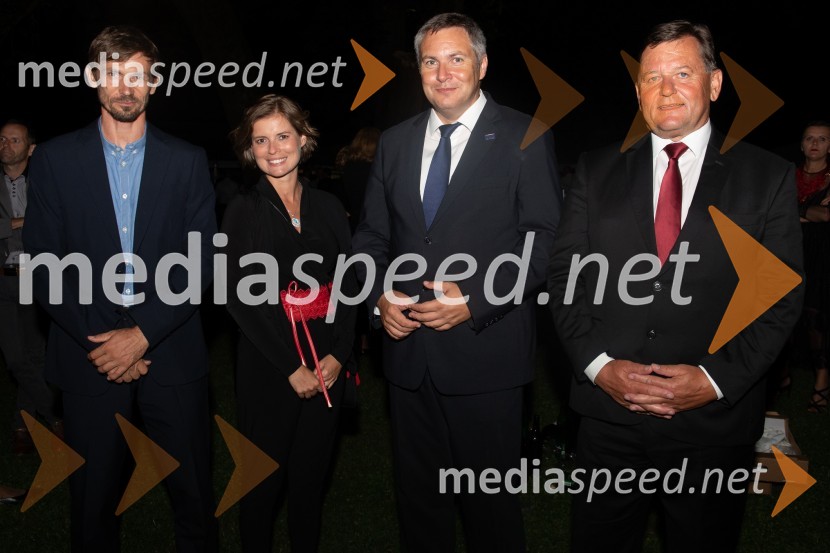  Srečko Đurov, direktor občinske uprave Mestne občine Murska Sobota ;  ... ; mag. Dejan Židan, predsednik Državnega zbora Republike Slovenije; dr. Aleksander Jevšek, župan Mestne občine Murska SobotaDržavna proslava ob 100. obletnici združitve prekmurskih Slovencev z matičnim narodom