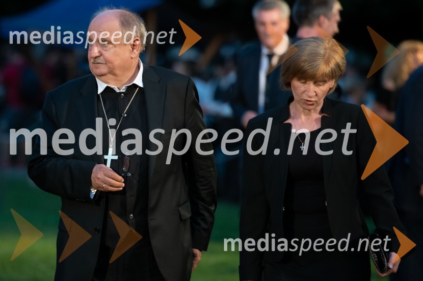  Geza Filo, evangeličanski škof;  ... Državna proslava ob 100. obletnici združitve prekmurskih Slovencev z matičnim narodom