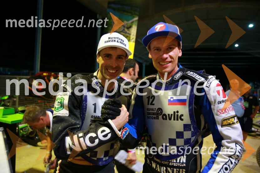  Niels-Kristian  Iversen, speedwayist (Danska);  Matej Žagar, speedwayist (AMTK Ljubljana)Žagar z zmago v Speedway Grand Prix 2020
