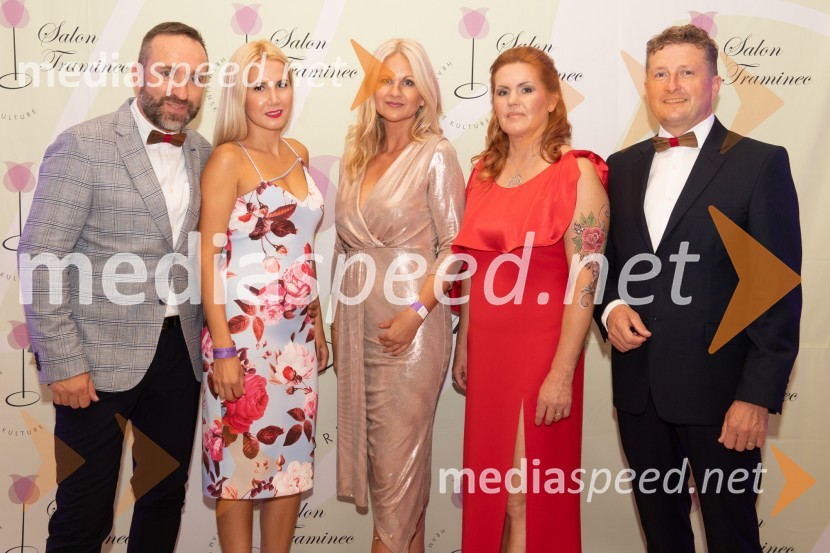  Borut  Cvetko, kreativni direktor, Mediaspeed;  Natalija Cvetko, vodja projektov, Mediaspeed; mag. Norma Bale, pisateljica in predsednica kluba Dišeči Traminec;  Magda Steyer, Steyer Vina;  Danilo Steyer,   vinar, Steyer Vina; vinski vitez, predsednik Vinske reprezentance Slovenije10. Salon Traminec 2019