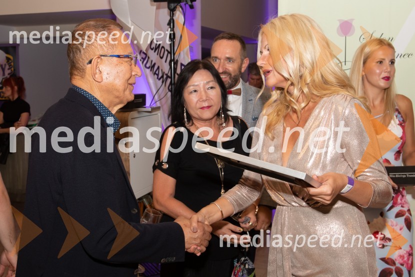  ... ;  ... ;  Borut  Cvetko, kreativni direktor, Mediaspeed; mag. Norma Bale, pisateljica in predsednica kluba Dišeči Traminec;  Natalija Cvetko, vodja projektov, Mediaspeed10. Salon Traminec 2019